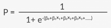 Multivariate Logistic regression Sigmoid function.